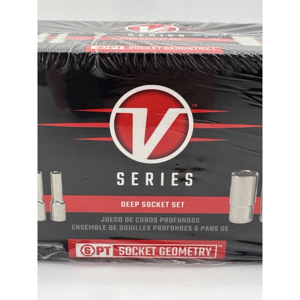 Craftsman CMMT17395V V Series 1/2" Drive 13pc SAE Deep Socket Set -Magnetic Rail - Picture 3 of 10